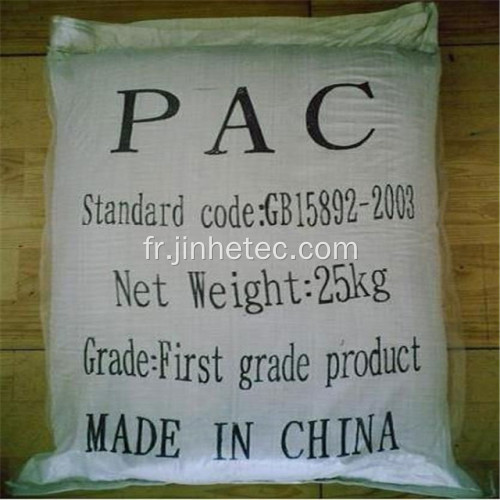 Chemicals textiles Pac 30 de bonne qualité